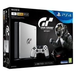 PlayStation 4 Slim 1000GB - Weiß - Limited Edition Gran Turismo Sport