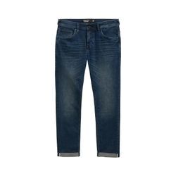 TOM TAILOR DENIM Herren Superflex Aedan Straight Jeans, blau, Uni, Gr. 32/36