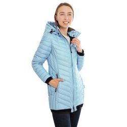 Knuffelwuff leichte Damen Übergangsjacke Brooklyn hellblau 44 - EU