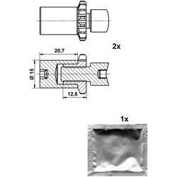 ATE Zubehörsatz, Feststellbremsbacken Nachstellmutter Ø15,0mm 15,0mm für MERCEDES-BENZ 2014200373 A2014200373 A1244230050 03.0137-9703.2