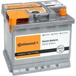 CONTINENTAL 12V, 55 Ah, 540 A Starterbatterie 12V 55Ah 540A für RENAULT HYUNDAI VW DACIA PEUGEOT FIAT TOYOTA AUDI SMART OPEL BMW CHEVROLET 5600KJ 6121