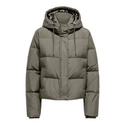 Steppjacke ONLY "ONLALICE SHORT DOWN JACKET NOOS OTW" Gr. M (38), grün (vetiver), Damen, Obermaterial: 100% Polyester, Jacken