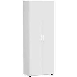 Aktenschrank ALICANTE, 6 Ordnerhöhen, 5 Böden, abschließbar, B 800 x T 400 x H 2160 mm, lichtgrau