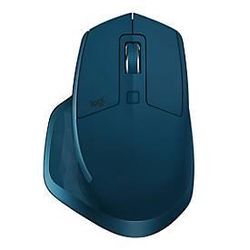 Laser-Maus Logitech MX Master, kabellos, 5 Tasten, 1600 dpi, mit USB-Empfänger, schwarz