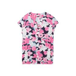 TOM TAILOR Damen Gemusterte Bluse, rosa, Gr. 36