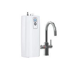 STIEBEL ELTRON neues Kochendwassersystem HOT 2.6 N Premium + 3in1 c 206270 chrom, heißes Wasser (95 °C) in einer Sekunde, Set mit Heißwassergerät und speziellem Wasserhahn für die Küche, TÜV geprüft