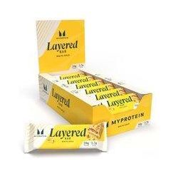 Layered Protein Bar - 12 x 60g - Weiße Schokolade und Karamell