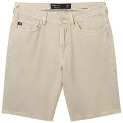 TOM TAILOR DENIM Herren Lockere Jeans Shorts, grau, Uni, Gr. XL