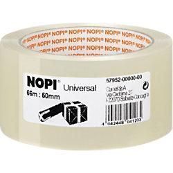 Nopi Verpackungsklebeband Universal 50 mm x 66 m Transparent 4902030