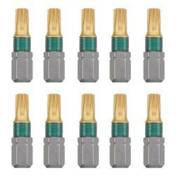 kwb Titan Bits '10er Torx T 20 Bit-Set 25 mm, Schraubendreher Bits (magnetisch, universell)