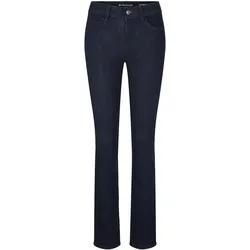 TOM TAILOR Damen Alexa Straight Jeans mit Bio-Baumwolle, blau, Uni, Gr. 28/32