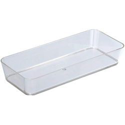 Ablage Candy Aufbewahrung Schubladenbox Ablagenbox Organizer 24x10 cm Bad - transparent - Wenko