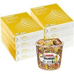 Schäfer Shop Select Kopierpapier Paper@Print, DIN A4, 80 g/m², weiß, 20 x 500 Blatt + GRATIS 1 Box Haribo Goldbären