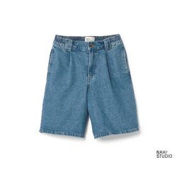 NAH/STUDIO Bermuda-Shorts | recycelte Baumwolle - Blau - Gr.: 26