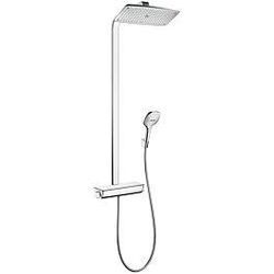 hansgrohe Raindance Select Showerpipe 27286400 E360 1Jet, weiß chrom, mit Brausearm 380 mm