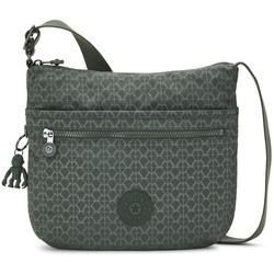 kipling Basic Plus Arto Crossbody Bag Sign Green Emb