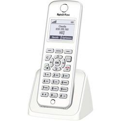 AVM FRITZ!Fon M2 Schnurloses Telefon VoIP Babyphone, Freisprechen Beleuchtetes Display Weiß, Silber