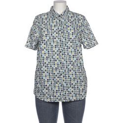 Peter Hahn Damen Bluse, blau, Gr. 46