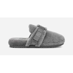 UGG® Fluff It Hausschuhe für Herren in Grey, Größe 42, Schaffell