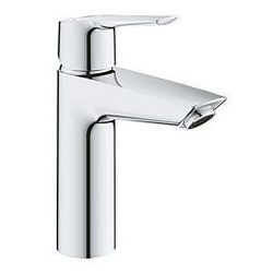 Grohe QuickFix Start Waschtischarmatur 23746002 chrom, M-Size, Mittelstellung Kalt, Push-Open