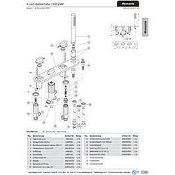 Ideal Standard Seitenventil Zst., G1/2, Blau, rechts A960512NU