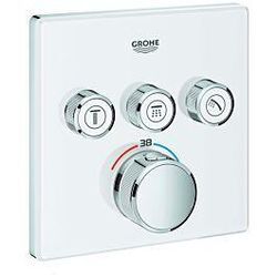 Grohe Grotherm Smartcontrol Brausethermostat 29157LS0, moon white, 3 Absperrventile