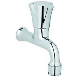 Grohe Costa Auslaufventil 30098001 chrom, starrer Rohrauslauf, Markierung blau