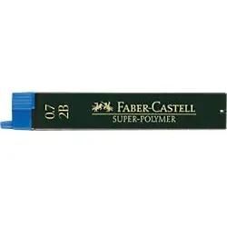 Faber-Castell Super-Polymer Bleistiftmine 0,7 mm 2B Schwarz 12 Stück