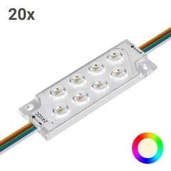 LED Modul RGBW DC24V RGB+4000K 3W IP68 (20 Stück VPE)