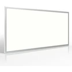 LED Panel 120x60cm 60W Rahmen silber - Lichtfarbe: Neutralweiß 4000K