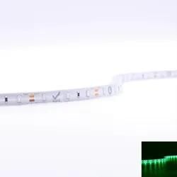 Strip 12V LED Streifen 5M 4,8W/m 60LED/m 8mm - Lichtfarbe: Grün - Schutzart: IP6...