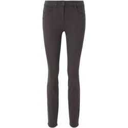 TOM TAILOR Damen Alexa Slim Hose, grau, Gr. 34/32