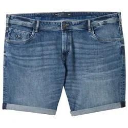 TOM TAILOR Herren Plus - Jeansshorts, blau, Uni, Gr. 46