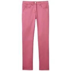 TOM TAILOR Damen Alexa Slim Jeans mit Bio-Baumwolle, rosa, Uni, Gr. 44/32