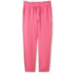 TOM TAILOR Damen Lockere Hose mit Leinen, rosa, Uni, Gr. 44/28