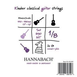 Hannabach 890 Kinder Classical Guitar Strings 1/8