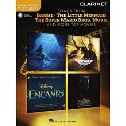 Hal Leonard Instrumental Play-Along: Songs from Barbie, The Little Mermaid - Clarinet