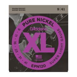 D'Addario EPN120 9-41 Pure Nickel Super Light