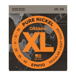 D'Addario EPN110 10-45 Pure Nickel Regular Light