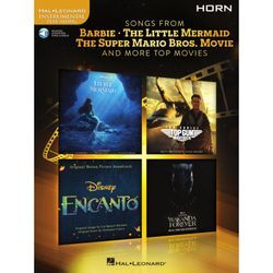 Hal Leonard Instrumental Play-Along: Songs from Barbie, The Little Mermaid - Horn