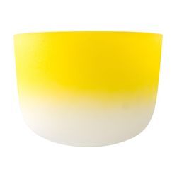 Fame Crystal Singing Bowl 12" Yellow E4 440 Hz