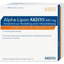 ALPHA LIPON Aristo 600 mg Konz.z.Herst.e.Inf.-Lsg.