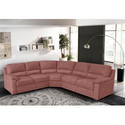 Ecksofa EGOITALIANO "Doris, modernes Designerecksofa in hochwertigen Microfaserqualitäten", braun (cedar wood), B:266cm H:90cm T:246cm, Luxus-Mikrofaser BLUSH (100% Polyester) ist ein innovatives Mikrofasergewebe mit wasser- und fleckenabweisenden Eigenschaften. Sie verhindert das Eindringen von Flüssigkeiten und Ölen in das Textilgewebe. Mit einer neutralen Seifenlösung können Flecken von Kaffee,