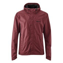 Fahrradjacke GONSO "Save Light", Herren, Gr. XXXL, rot (dunkelrot), 100% Polyester, Jacken, Herren Regenjacke wind- und wasserdicht, Radjacke mit Kapuze