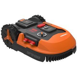 Rasenmähroboter WORX "Landroid L1000", orange (baumarkt), Rasenmähroboter, 1000m², 20V/4Ah, 20cm/30-60mm, WiFi/Bluetooth, Cut to edge, PowerShare