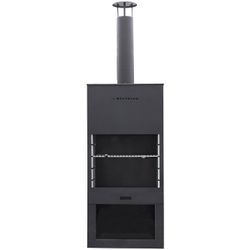 Grillkamin WESTMANN "LG610", schwarz, Grills, B/T: 41cm x 70cm, BxTxH: 41x70x229 cm, B:41cm T:70cm