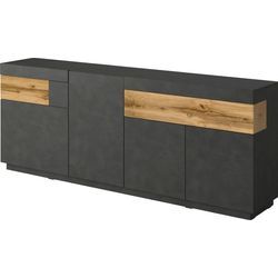 Sideboard INOSIGN "SILKE", grau (anthrazit matera, votaneichefarben), Sideboards, Breite 218, 5 cm