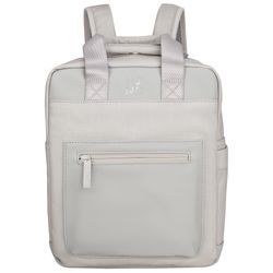 Cityrucksack HARBOUR 2ND "Hamburg L" Gr. B/H/T: 25 cm x 31 cm x 10 cm, grau (light taupe) Damen Rucksäcke Tagesrucksack Arbeitsrucksack Freizeitrucksack