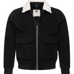 Cordjacke RAGWEAR "Aviss" Gr. L (52), schwarz, Herren, Obermaterial: 100% Baumwolle, Innenfutter: 100% Polyester, Wattierung: 100% Polyester, Jacken, Wasserdichte Herren Übergangsjacke aus Kord