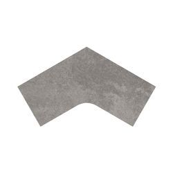 Tischplatte Flügel Beton Perlgrau, 2400 mm x 1386 mm x 19 mm, Kante Beton Perlgrau